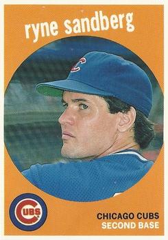 1989 Baseball Cards Magazine '59 Topps Replicas #11 Ryne Sandberg Front