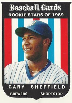 1989 Baseball Cards Magazine '59 Topps Replicas #14 Gary Sheffield Front