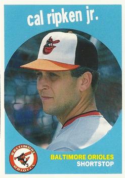 1989 Baseball Cards Magazine '59 Topps Replicas #16 Cal Ripken Jr. Front