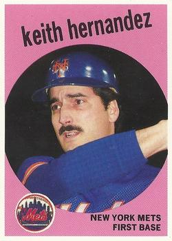 1989 Baseball Cards Magazine '59 Topps Replicas #1 Keith Hernandez Front