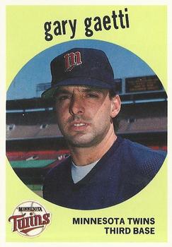 1989 Baseball Cards Magazine '59 Topps Replicas #21 Gary Gaetti Front