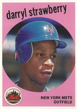 1989 Baseball Cards Magazine '59 Topps Replicas #26 Darryl Strawberry Front