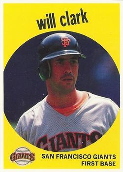 1989 Baseball Cards Magazine '59 Topps Replicas #2 Will Clark Front