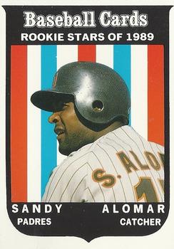 1989 Baseball Cards Magazine '59 Topps Replicas #58 Sandy Alomar Jr. Front