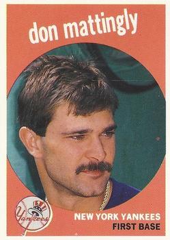 1989 Baseball Cards Magazine '59 Topps Replicas #5 Don Mattingly Front