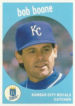 1989 Baseball Cards Magazine '59 Topps Replicas #60 Bob Boone Front