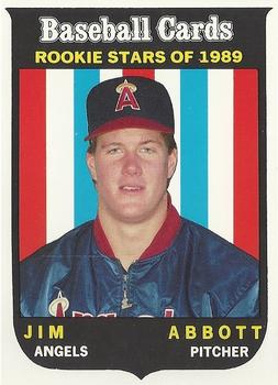 1989 Baseball Cards Magazine '59 Topps Replicas #64 Jim Abbott Front