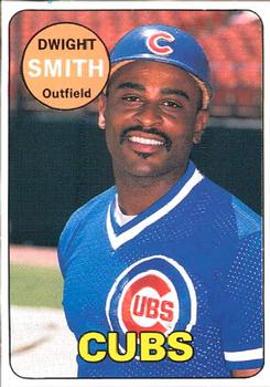 1990 Baseball Cards Magazine '69 Topps Repli-Cards #21 Dwight Smith Front