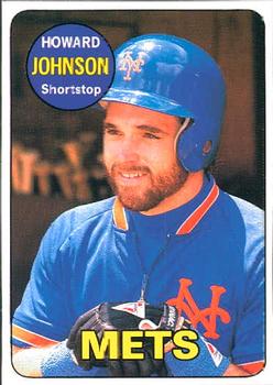 1990 Baseball Cards Magazine '69 Topps Repli-Cards #22 Howard Johnson Front
