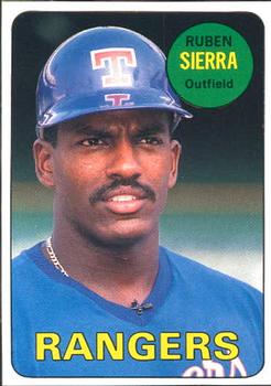 1990 Baseball Cards Magazine '69 Topps Repli-Cards #40 Ruben Sierra Front