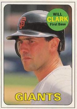 1990 Baseball Cards Magazine '69 Topps Repli-Cards #4 Will Clark Front