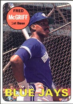 1990 Baseball Cards Magazine '69 Topps Repli-Cards #60 Fred McGriff Front