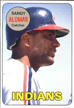 1990 Baseball Cards Magazine '69 Topps Repli-Cards #63 Sandy Alomar Front