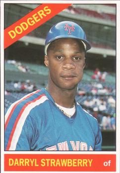 1991 Baseball Cards Magazine '66 Topps Replicas #13 Darryl Strawberry Front