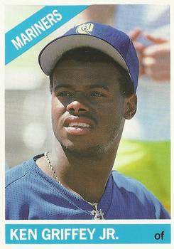 1991 Baseball Cards Magazine '66 Topps Replicas #37 Ken Griffey Jr. Front