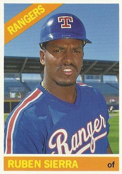1991 Baseball Cards Magazine '66 Topps Replicas #43 Ruben Sierra Front