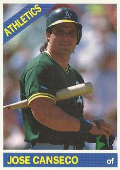1991 Baseball Cards Magazine '66 Topps Replicas #47 Jose Canseco Front