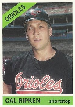 1991 Baseball Cards Magazine '66 Topps Replicas #52 Cal Ripken Front