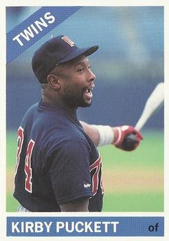 1991 Baseball Cards Magazine '66 Topps Replicas #70 Kirby Puckett Front