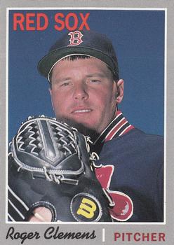 1992 Baseball Cards Magazine '70 Topps Replicas #17 Roger Clemens Front