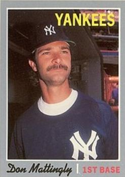 1992 Baseball Cards Magazine '70 Topps Replicas #32 Don Mattingly Front
