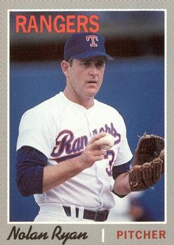 1992 Baseball Cards Magazine '70 Topps Replicas #45 Nolan Ryan Front