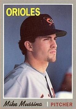 1992 Baseball Cards Magazine '70 Topps Replicas #77 Mike Mussina Front