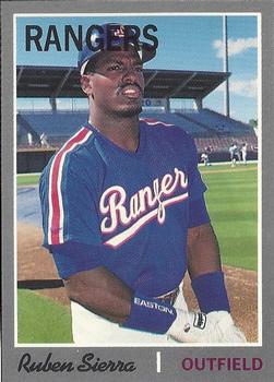 1992 Baseball Cards Magazine '70 Topps Replicas #7 Ruben Sierra Front