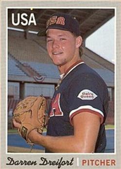 1992 Baseball Cards Magazine '70 Topps Replicas #85 Darren Dreifort Front