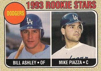 1993 Baseball Card Magazine / Sports Card Magazine #BBC23 Dodgers 1993 Rookie Stars (Bill Ashley / Mike Piazza) Front