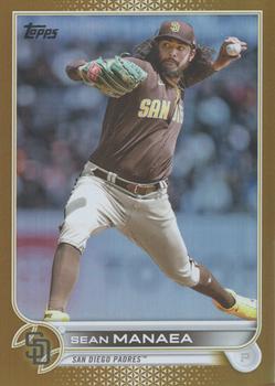 2022 Topps Update - Gold Foil #US48 Sean Manaea Front