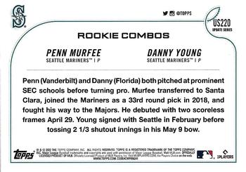 2022 Topps Update - Gold Foil #US220 Danny Young / Penn Murfee Back