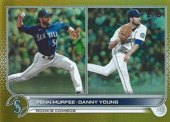2022 Topps Update - Gold Foil #US220 Danny Young / Penn Murfee Front