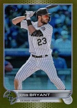 2022 Topps Update - Gold Foil #US301 Kris Bryant Front