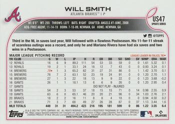 2022 Topps Update - Royal Blue #US47 Will Smith Back