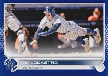 2022 Topps Update - Royal Blue #US156 Tim Locastro Front