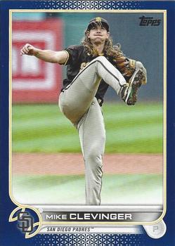 2022 Topps Update - Royal Blue #US186 Mike Clevinger Front