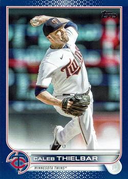 2022 Topps Update - Royal Blue #US191 Caleb Thielbar Front