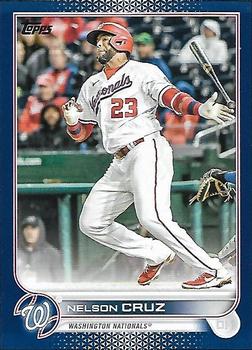 2022 Topps Update - Royal Blue #US194 Nelson Cruz Front