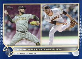 2022 Topps Update - Royal Blue #US239 Robert Suarez / Steven Wilson Front