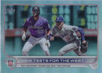 2022 Topps Update - Rainbow Foil #US4 New Tests For The West Front