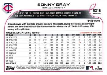 2022 Topps Update - Rainbow Foil #US16 Sonny Gray Back