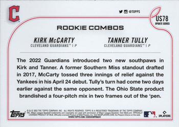 2022 Topps Update - Rainbow Foil #US78 Tanner Tully / Kirk McCarty Back