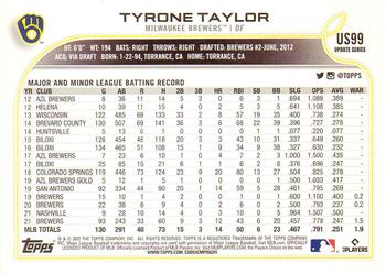 2022 Topps Update - Rainbow Foil #US99 Tyrone Taylor Back