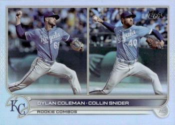 2022 Topps Update - Rainbow Foil #US147 Collin Snider / Dylan Coleman Front