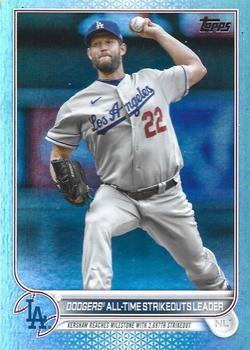 2022 Topps Update - Rainbow Foil #US309 Dodgers All-Time Strikeouts Leader Front