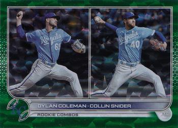 2022 Topps Update - Green Foil #US147 Dylan Coleman / Collin Snider Front