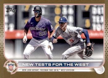 2022 Topps Update - Gold #US4 New Tests For The West Front