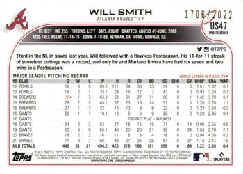 2022 Topps Update - Gold #US47 Will Smith Back
