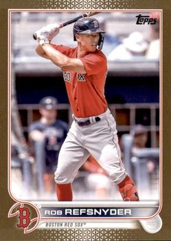 2022 Topps Update - Gold #US129 Rob Refsnyder Front